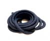 Real silk cords with inserts - 4 mm - Navy Blue