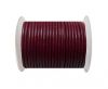 Round Leather Cord - 3mm - FUSCHIA