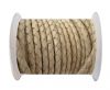 Round Braided Leather Cord SE/B/727-Beige-5mm