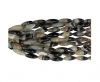 Black Line Oval Oblong Agate NS-084