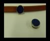 Zamak part for leather CA-4826-10*3mm-Blue