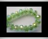 Faceted Glass Beads-18mm-Peridot