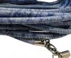 Round stitched nappa leather cord Vintage Jeans-4mm