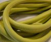 Round stitched nappa leather cord Lime-6mm