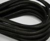 Round stitched nappa leather cord Snake style-Dark brown-4mm