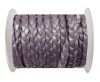 Flat 3-ply Braided Leather Metallic-SE-M-07-10MM