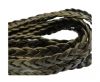 Flat Braided Nappa Cords 10mmTAUPE