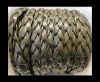 synthetic nappa leather Braided-Cords-10mm-Army Green