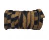 Hair-On Flat Leather- 5MM -Brown Zebra