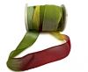 Hand dyed silk ribbons - Sizzling Red