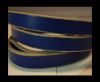 Flat Leather- Natural Edges -Blue-10mm