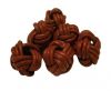 Leather Beads -12mm-Light Brown