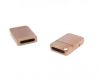 Stainless Steel Magnetic Clasp,Rose Gold,MGST-76-10*2,5mm
