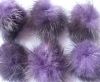 Mink Pom Pom Dark-Purple