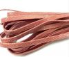 Nappa Leather Flat -5mm-Lizard Red Paill Transparent