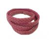 Oval Regaliz braided cords - SE-PB-Pink
