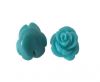 Rose Flower-14mm-Turquoise