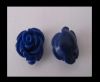 Rose Flower-24mm-Dark Blue