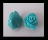 Rose Flower-24mm-Turquoise
