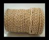 Round Braided Leather Cord-3mm- SE FBCW 01