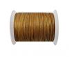 Round Leather Cord-1,5mm-metallic gold