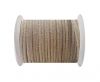 Round Leather Cord 4mm- SE Hairy Natural