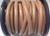 Round Leather Cord 4mm-light brown