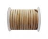Round Leather Cord 4mm- Natural