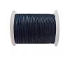 Round Leather Cord SE/R/Dark Blue - 2mm