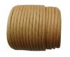 Round Wax Cotton Cords - 3mm - Natural