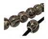 Snake Wooden Beads- White -16mm,Hole 6mm