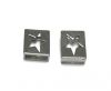 Stainless steel part for leather SSP-604-12*3mm