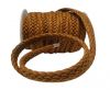 Flat braided Special style-16mm-Brown