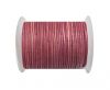 Round leather cord-2mm-vintage dark pink