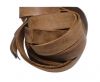Vintage Style Flat Leather - 20mm-Vintage Dark Brown