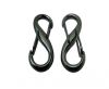 Zamak Lanyard Clasp-FI-7078-40mm-BLACK