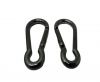 Zamak Lanyard Clasp-FI-7088-50mm-BLACK