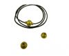 Zamak magnetic claps MGL-4-4MM-GOLD MATT