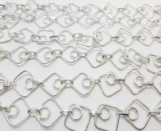 Silver beads chain - 30002