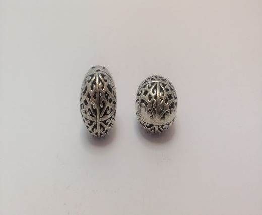 Antique Silver Plated beads - 44444