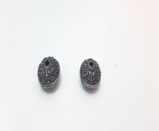 Antique Silver Plated beads - 44712