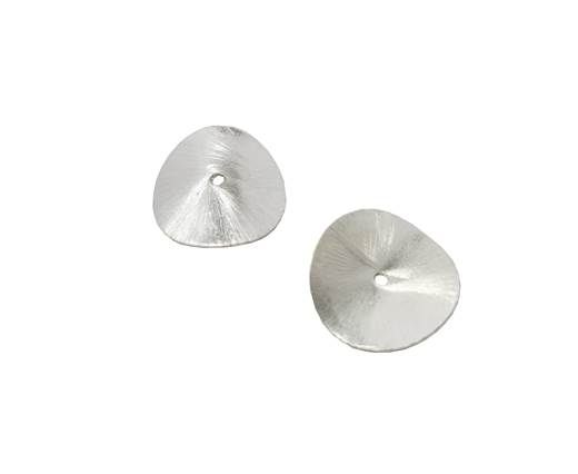 Silver plated Brush Beads - 7323