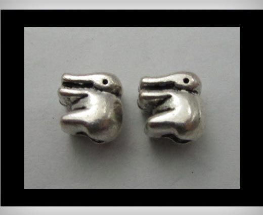 Zamak big hole bead CA-3155