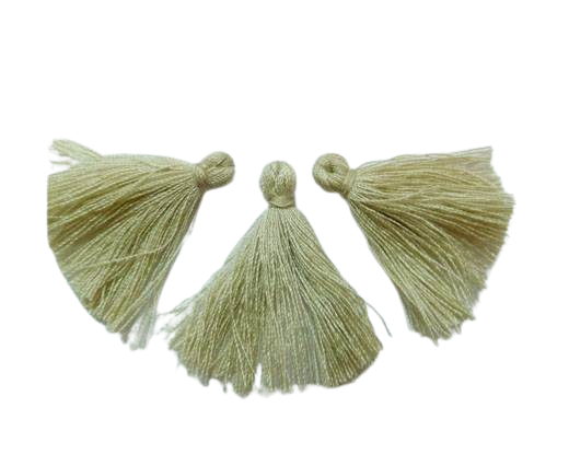 Cotton Tussels 3 cms - Taupe
