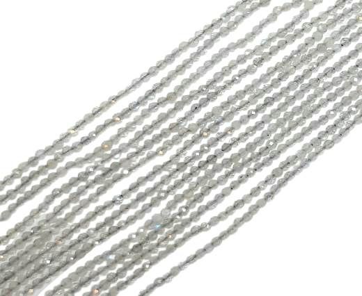 Faceted Natural stones - 2mm - Flash Stone