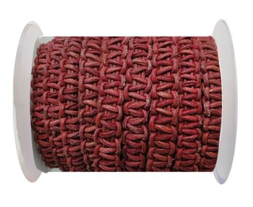 Flat Braided Cords-10MM- Stair Case Style-Vintage Rose