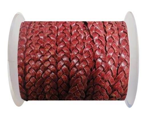 Choti-Flat braided leather 3 ply 5mm - SE PB 13