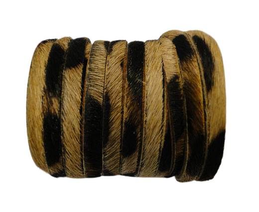 Hair-On Flat Leather-Leopard Skin-5MM