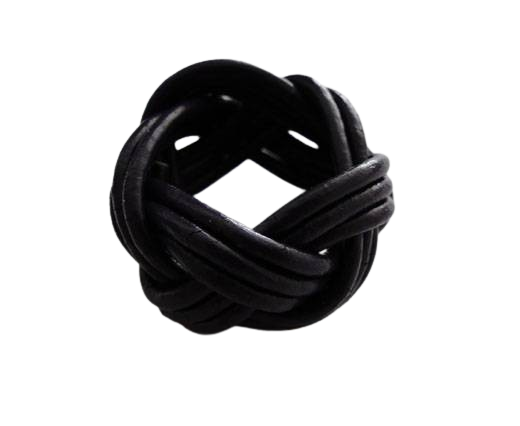 Leather-Ring-Dark Purple