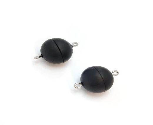 Magnetic Clasps, Zamak, Black, MG27 - 12mm